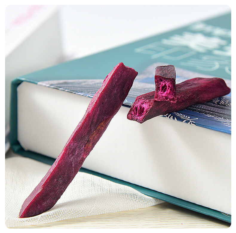 Purple Potato Strips Natural Sweet Potato Strips Homemade Purple Potato Snacks