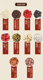 120g Ginseng, Goji & Eucommia Tea - Nine-Treasure Herbal Wellness Blend