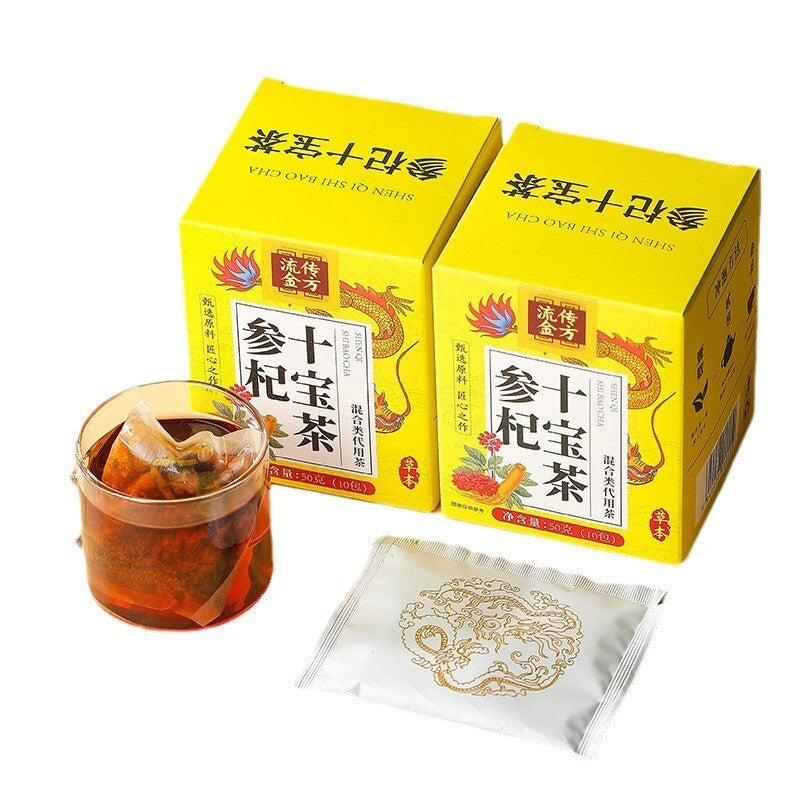 Ginseng Goji, Yellow Essence, Wolfberry Ten Treasures Tea Non-Guyuan Tea Main image