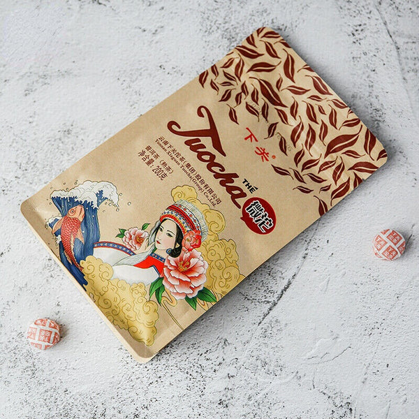 200g Pu-erh Tea Mini Tuo Tea, Ecology Ripe Puer Tea