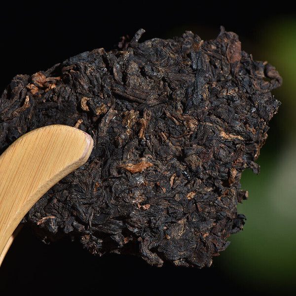 357g YikuChun Tea Leaves XiaoduSai Ancient Tea Pure Material Pu'er Ripe Tea Cake