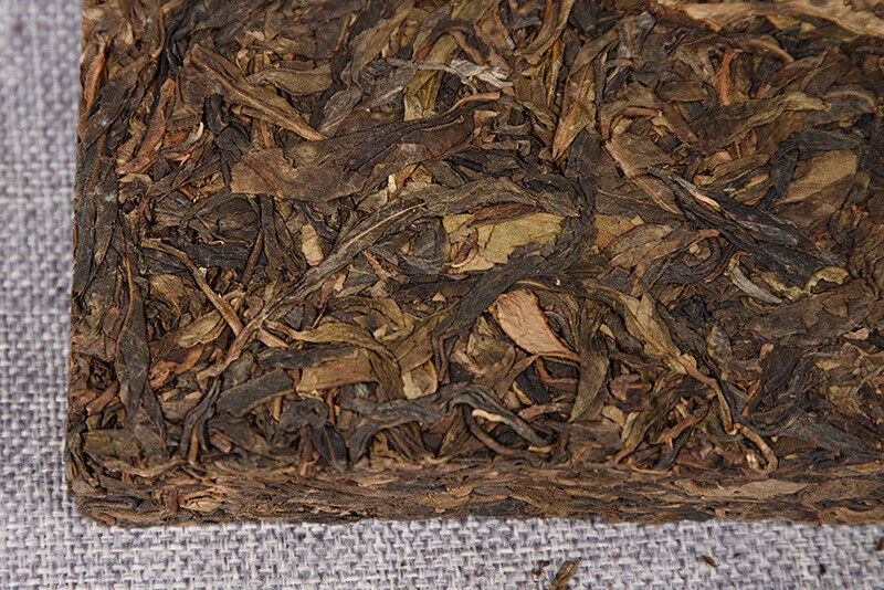 500g Yunnan Bangma Big Snow Mountain Raw Tea Brick Golden Leaf First Spring Tea