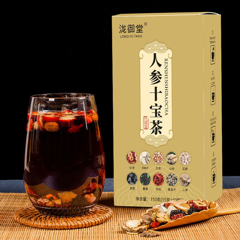 300g Bag Live Stream Special Ginseng and Polygonatum Ten Treasures Tea Main image