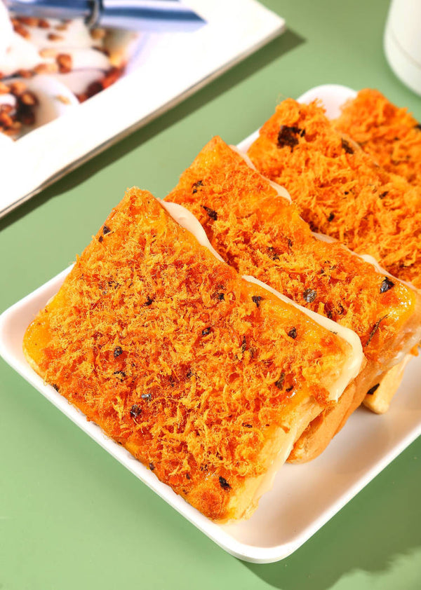 Seaweed Meat Floss Toast Bread Nutritious Breakfast Snack