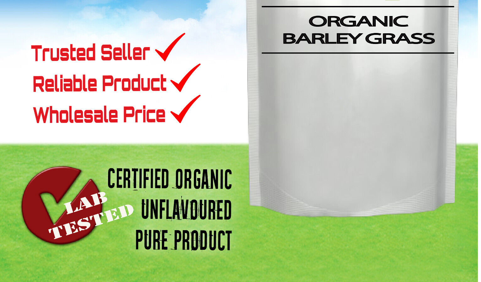 Organic Barley Grass Powder, Cert Organic 1Kg, Best Available Promotion