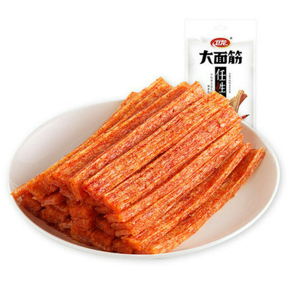 Hotstrip Chinesische Spezialität Latiao Snack Hot Gluten Latiao 106g*3大面筋 辣条零食