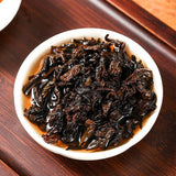 357g Yunnan Pu'er ripe tea cake, high-quality tea tree king tea health drink