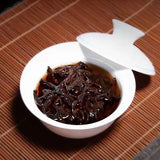 357 G Chinese Traditional Ripe Puerh Tea Cake Yunnan Menghai Qi Zi Bing Cha