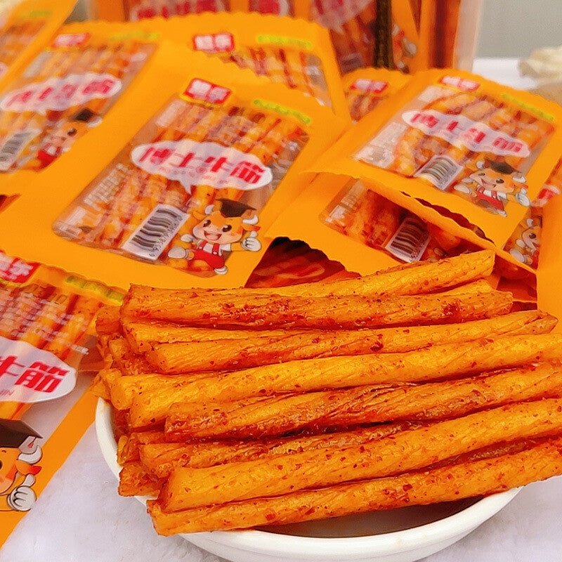 Nostalgic children's snacks - Doctor's beef tendon flavored spicy strips Main image