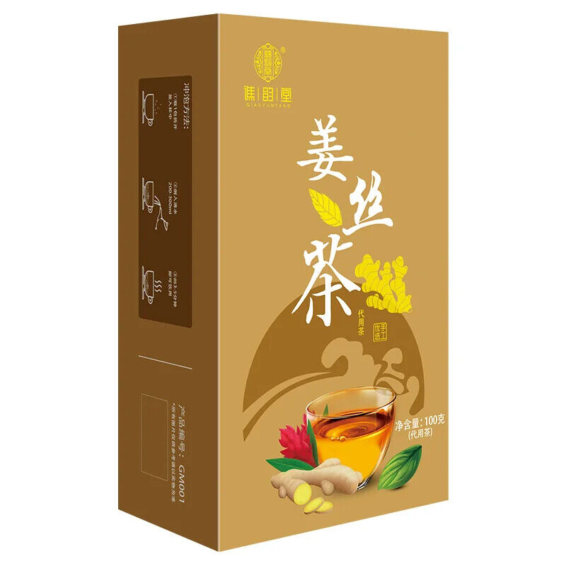 Ginger Silk Tea Healthy Herb Tea Bag 100g/3.52oz