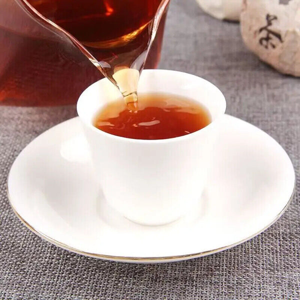 Strong Taste Puer Tea 100g Chinese Yunnan Fenghuang Compressed Fermented Shu Pu