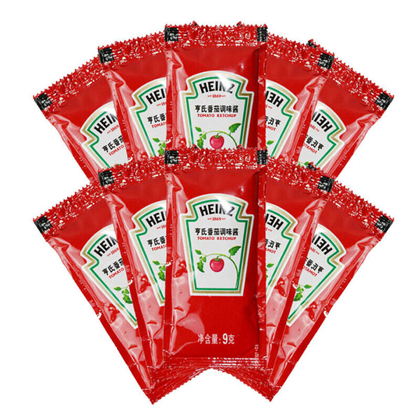 9g*100 Bags Tomato Sauce Tomato Sauce Small Bag French Fries, Pasta Snack Sauces