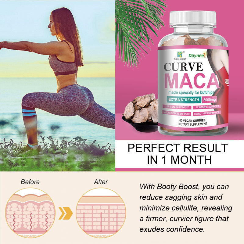 Curve Maca Gummies Butt Enhancement Gummy 3g* 60 pcs/bottle