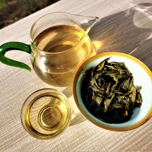 Nannushan Raw Pu'er Tea Cake Yunnan Meng Ma Pu'er Tea Leaves Cake Tea 12.6oz
