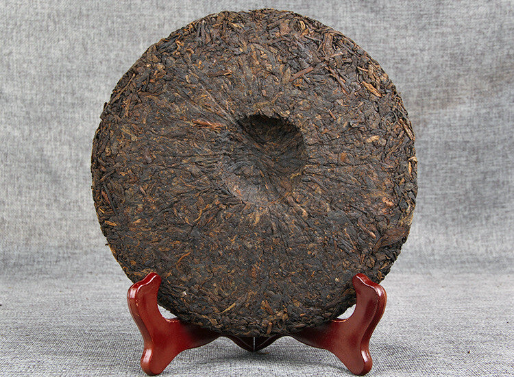 357g Yunnan Arbor Menghai Qizi Cake Collection Pu'er Tea ChenXiang Ripe Tea