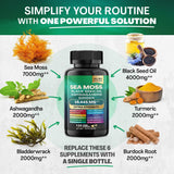 Sea Moss Bundle Black Seed Multivitamin & Shilajit Power Combo