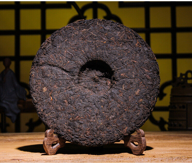 Puerh Ripe Tea Old Banzhang Ripe Tea Cake 357g Pu'er Tea Yunnan Pu'er Tea Cake