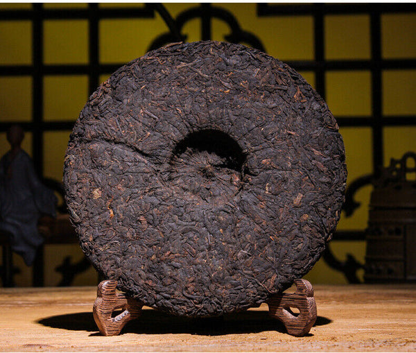 Puerh Ripe Tea Old Banzhang Ripe Tea Cake 357g Pu'er Tea Yunnan Pu'er Tea Cake
