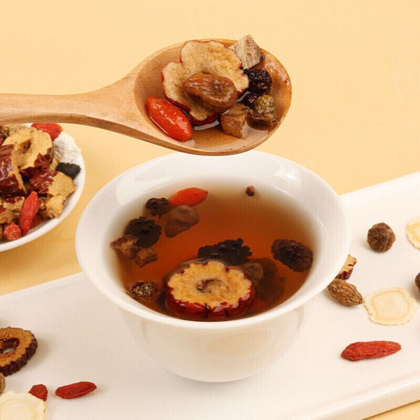 Ginseng Ten Treasure Herbal Tea Traditional Chinese Kidney Support Formula