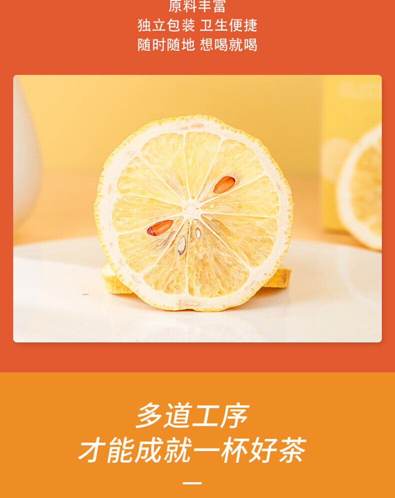Lemon Slices Freeze-dried Lemon Slices In Water Lemon Slices 40g 4g*10