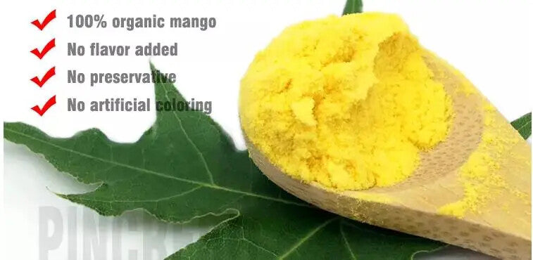Natural Spray Dried Mango Juice Powder Mango Fruit Powder Fruit Flavor Powder
