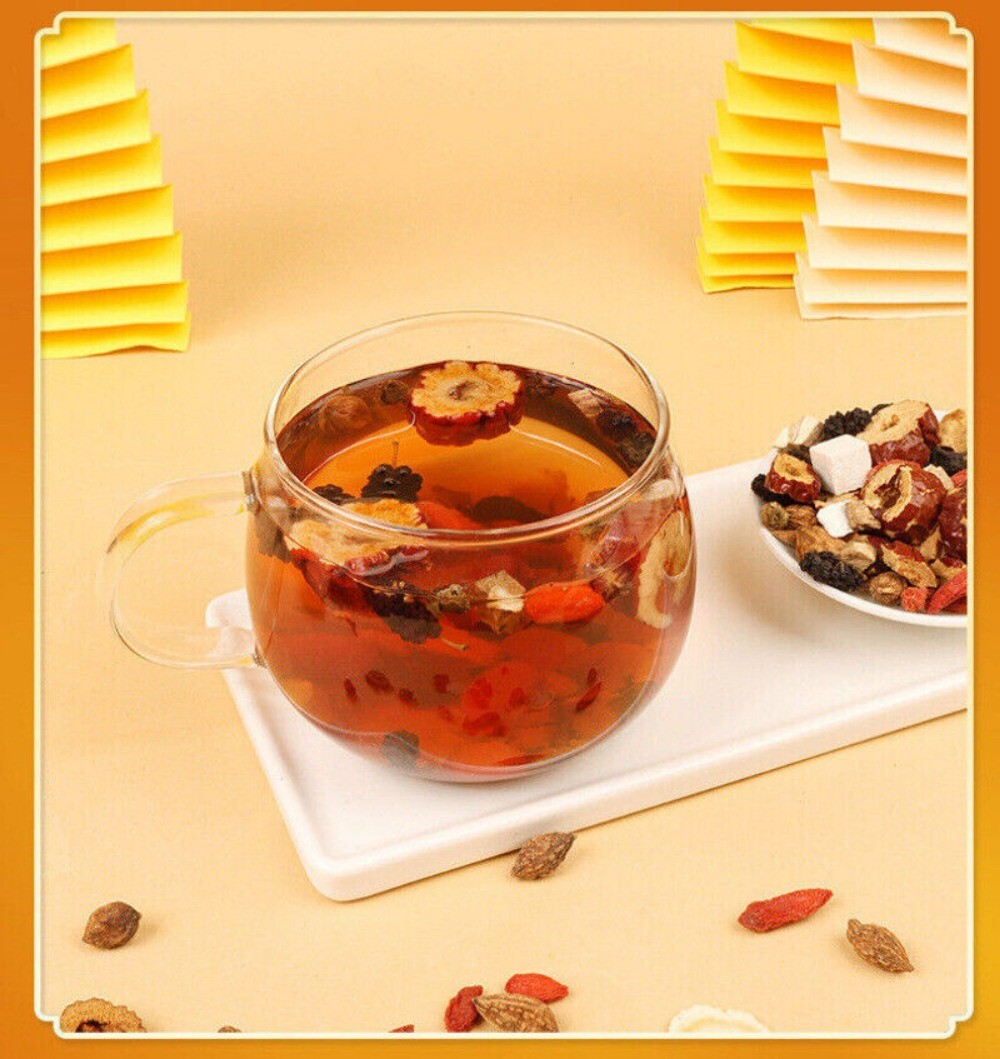 Ginseng Ten Treasure Herbal Tea Traditional Chinese Kidney Support Formula