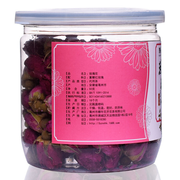 50g Rose Tea Shandong Pingyin Rose TEA Herbal healthy Rose Secondary image