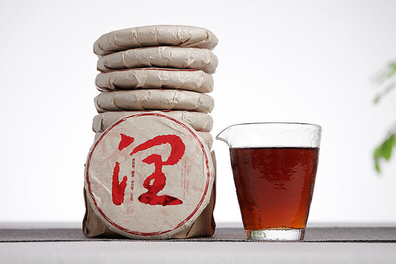 100g Yunnan Puerh Tea Menghai Ripe Tea Run Cakes Big Tree Small Cakes Ripe Tea