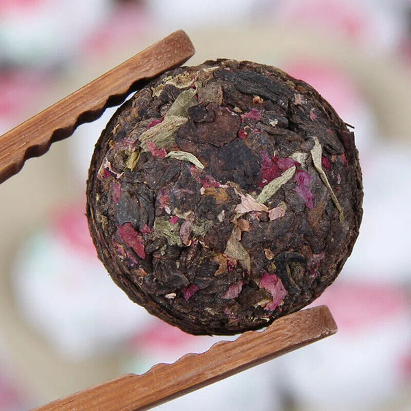 Yunnan Rose Flavor Mini Puer Tuo Cha Shu Puer Loose Flavor Tea Rose Pu Er Tea