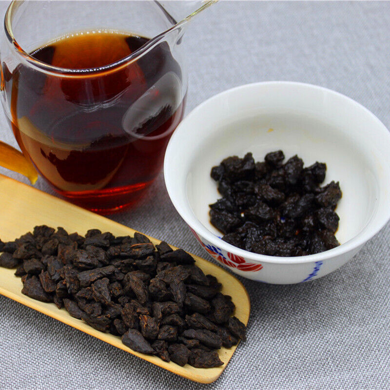 Yunnan Pu'er Tea 500g Cloth Bag Tea Fossil Menghai Ripe Tea Pu'er