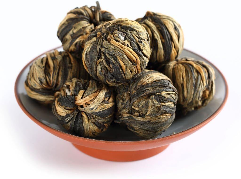 250g Nonpareil Yunnan Black Tea - Fengqing Dian Hong Loose Leaf Dragon Pearl Secondary image