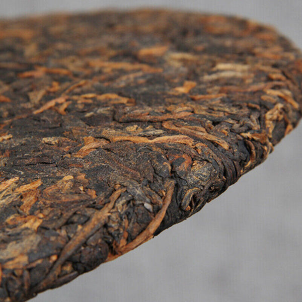 357g High Quality Black Tea Golden Bud Ripe Tea Premium Big Leaf Pu'er Tea Cake