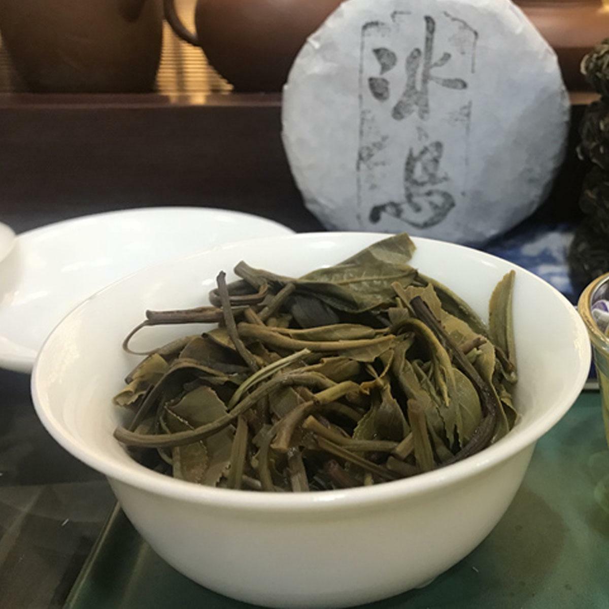 100g Bing Dao Sheng Pu-erh -Health Care Chinese Yunnan Premium Cha Puer Tea Cake Secondary image