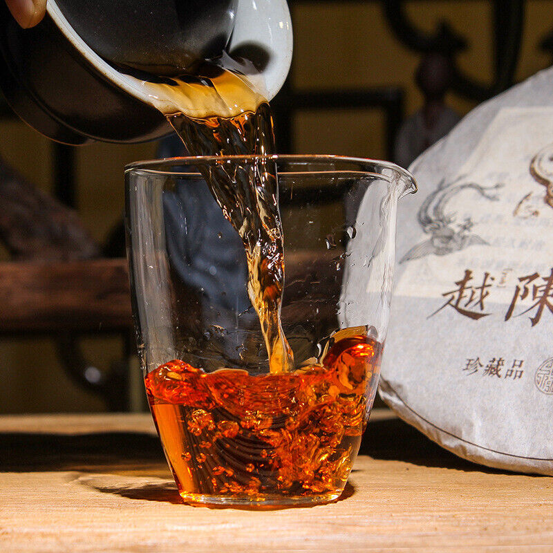 Yunnan Pu'er Tea Ripe Tea The More Ages Better Smells Pu'er Ripe Tea Cake 357g