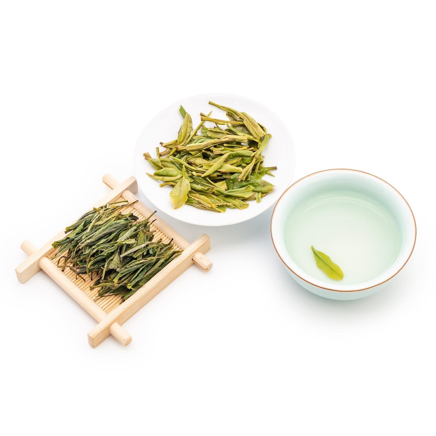 100g Classic Chinese Natural Huangshan Mao Feng Green Tea Loose Leaf Secondary image
