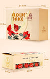 Yunnan Rose Flower Cake – Fresh Rose Pastry Gift Box, Snack Dessert