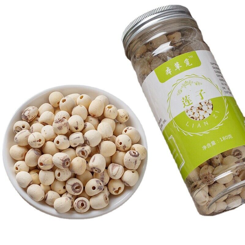 New Lotus Seeds Coreless White Lotus Seed Meat Dried Lotus Seeds 180g