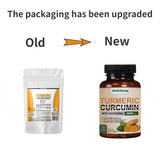 Turmeric Curcumin Curcuma Longa 100 Capsules 500mg 100% Organic