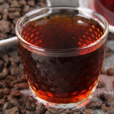 500g Ripe Glutinous Fragrance Fossilize Tea Tin Tea Gift Yunnan Pu-erh Tea