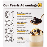 900g Premium Taiwan Bubble Tea Chewy Black Sugar Tapioca Pearls
