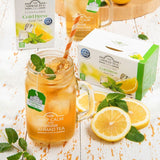 Cold Brew Lemon Mint Green Tea Cold Brew Crafted Fruit Tea Bags 20 Count
