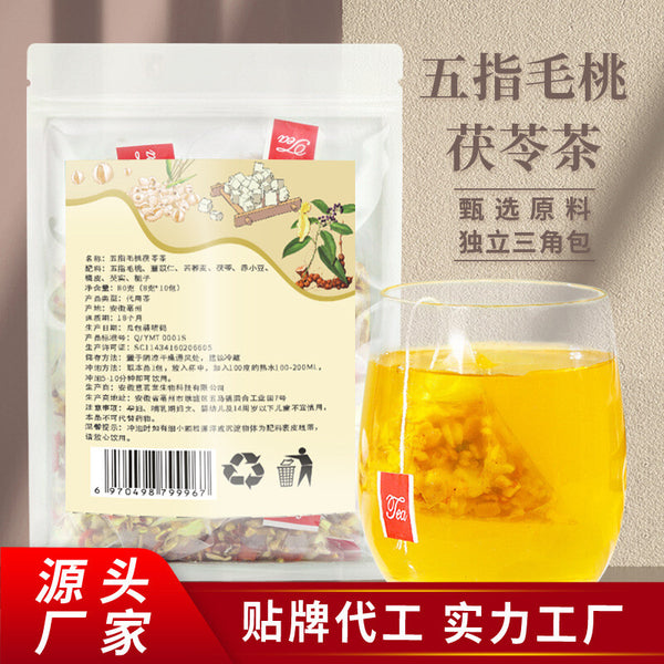 Ficus Hirta Poria Tea Triangle Bags Herbal Health Supplement Live Stream Hot