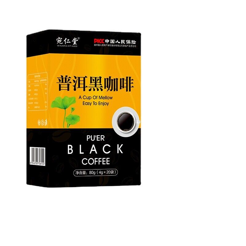 Puerh Lotus Leaf Black Coffee Ketogenic Black Coffee Instant Lotus Leaf Coffee Secondary image