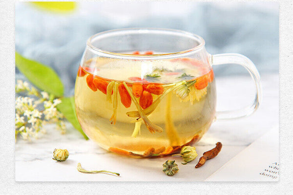 Honeysuckle chrysanthemum tea stay up late tea herbal tea flower tea combination