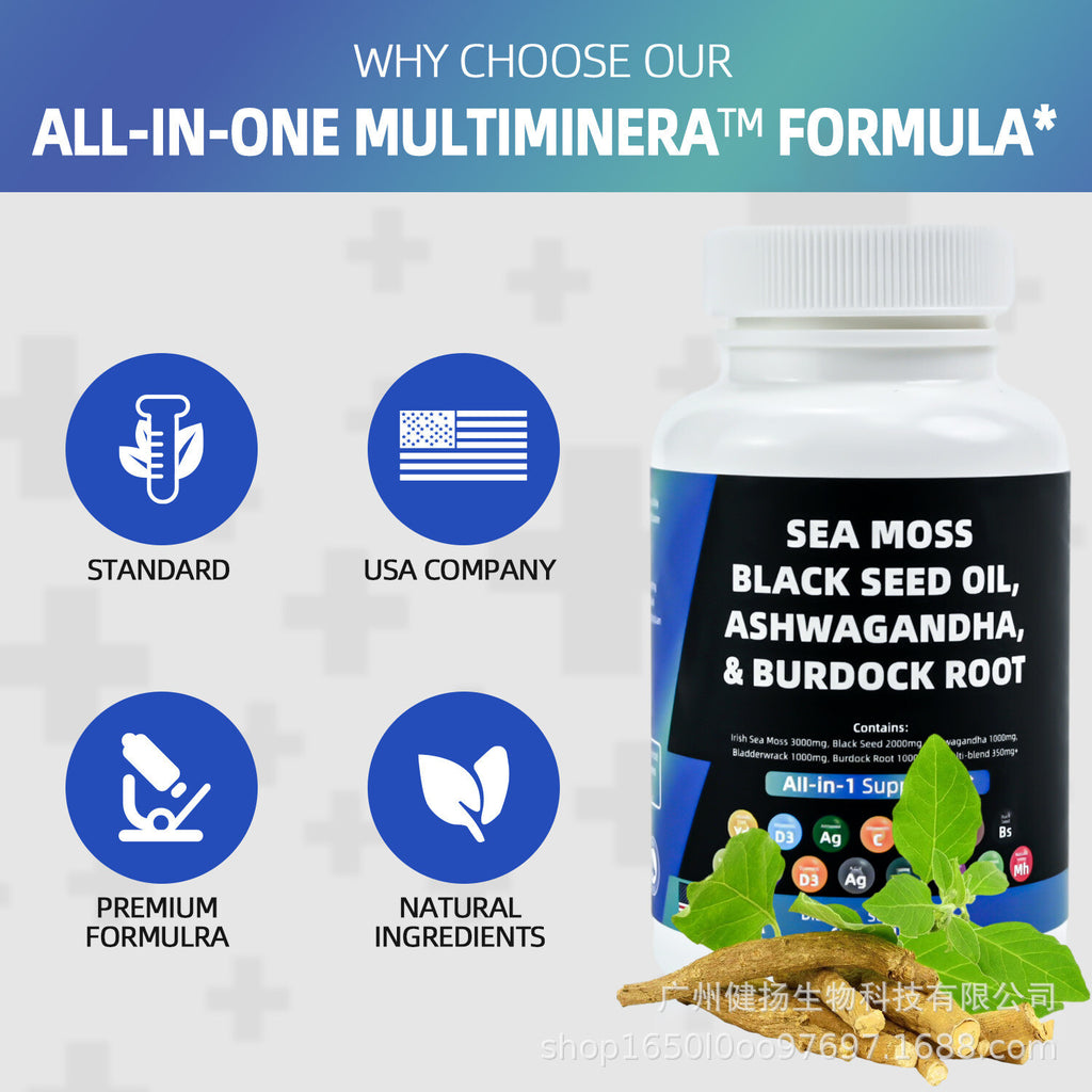 SEA MOSS CAPSULE ALL IN ONE MULTIMINTERAL NATURAL HEALTH CARE