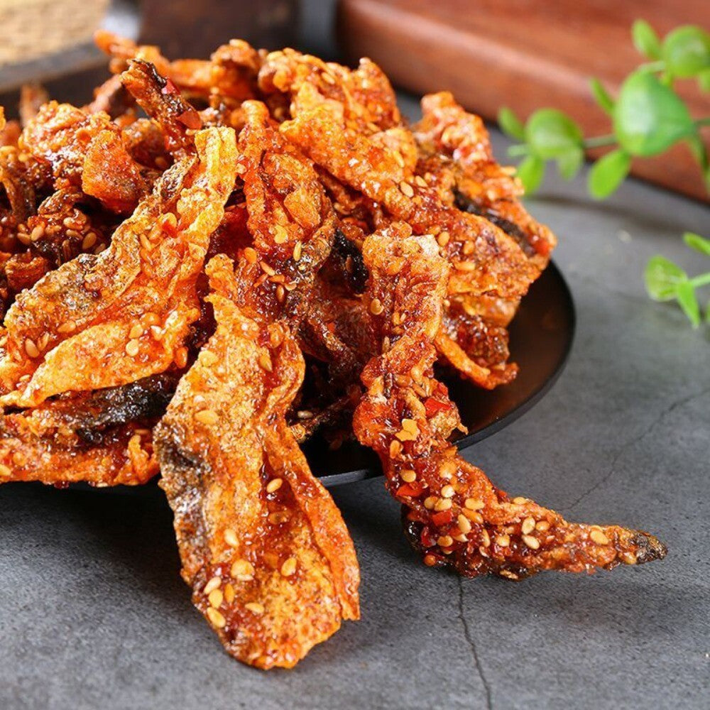 Crispy Baked Cod Fish Skin 248g Canned Ready to Eat High Protein Seafood Snack Secondary image