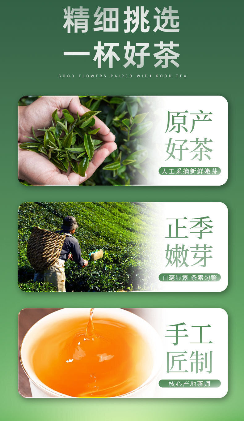 Jinjunmei Black Tea Mellow and Good Tea Leaves Fragrant Bagged Tea 50g