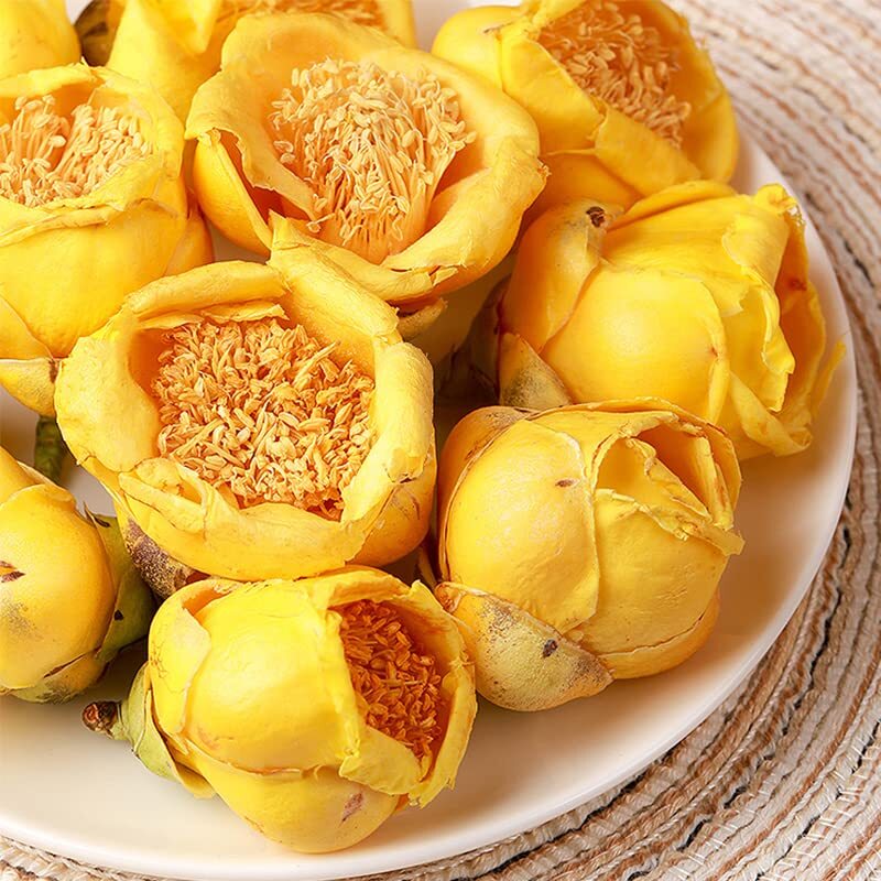 Fangcheng Specialty Flower Tea Authentic Golden Camellia Tea 3.53oz 金花茶
