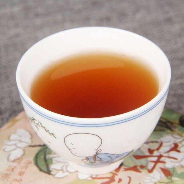 Jasmine Ripe Pu-erh Tea Cake 100g Premium Flower Infused Aged Chinese Puerh