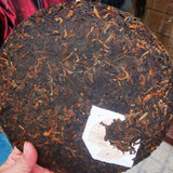 357g Ice Island Ripe Tea Cake Seven Cakes 2017 Yunnan Pu-erh Tea